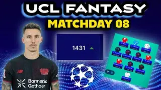 UCL CHAMPIONS LEAGUE FANTASY MATCHDAY 8! TEAM SELECTION, TRANSFERS, AND BUDGET PICKS! TOP 1K RANK!