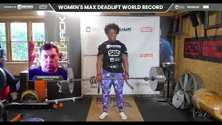 ANDREA THOMPSON WORLD RECORD DEADLIFT | WUS FEATS OF STRENGTH