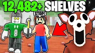 Spamming SHELVES To TROLL My Teammates In 99 Nights In The Forest!
