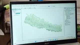 Georeferencing in Arc GIS  including with Clipping, Merge, Dissolve, intersection & colour layout .