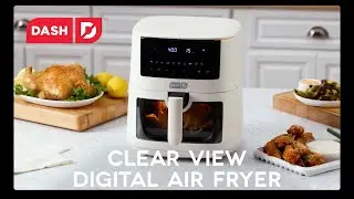 Dash 7.5QT Clear View Digital Air Fryer
