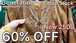 60% off generation annual winter sale 2023 | embroidered dresses