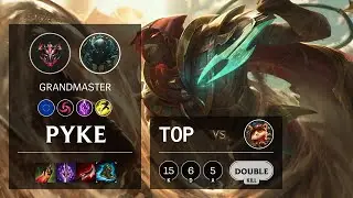 Pyke Top vs Teemo - EUW Grandmaster Patch 10.13