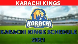KARACHI KINGS FULL SCHEDULE FOR PSL6 /2021