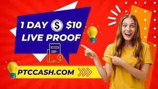 Live Payment Proof  Of #ptccash Ads Watching Website || Make Money Online Without Investment #money