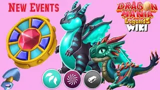 Finally! New Treasure Hunt Event! ( Fluorescent Blue  + Jade Devil Dragon , Dragon Mania Legends