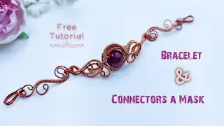 Cara Membuat Konektor Masker Hijab dan Gelang dari Kawat Tembaga - DIY Wire Jewelry