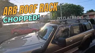 DIY Custom Roofrack Mod | Cutting down my ARB Roof Basket to a Flat Rack
