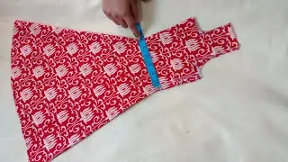 🤩৪ বছরের বাচ্চাদের ফ্রক কাটিং ও সেলাই। 👗4 years baby frock cutting and stitching.👗🤩