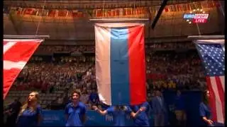 Victory Ceremony Women's 200M Breastroke Barcelona 2013 World Swimming Championships-Yuliya Efimova