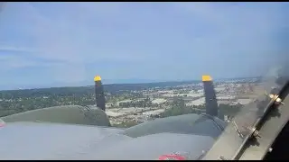 Uncut Landing Taxi Park Engine Shut Off WWII Boeing Flying Fortress B-17G Sentimental Journey