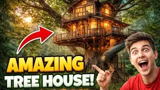 I Built a Tree House in the Jungle 🌳🏡 | Dream Come True😍