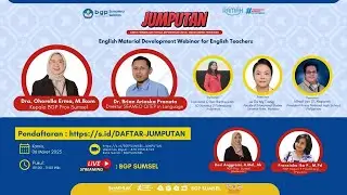 JUMPUTAN #4 | ENGLISH MATERIAL DEVELOPMENT WEBINAR FOR ENGLISH TEACHERS