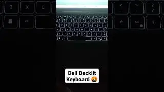 Dell Inspiron Backlit Keyboard #dell