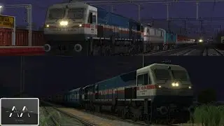 20940 Sultanpur-Ahmedabad SF Express | Onboard  Night Journey | Railworks Train Simulator