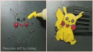 Pok&eacute;mon Pancake Art - Pikachu