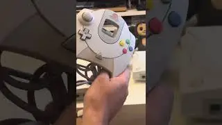 Vibraton of Dreamcast controller is powerful, it is &ldquo;Satisfaction&rdquo; in hands #dreamcast #retrogaming