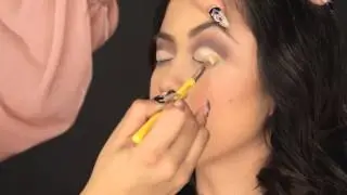 Cut crease step-by-step eyeshadow tutorial