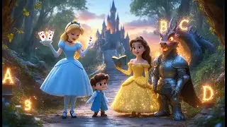 A to D Fairy Tale Alphabet Song | Pixar Style Singalong for Kids