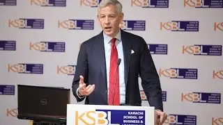 Dominic Barton of McKinsey speaks at KSBL Karachi