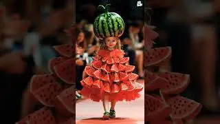 watermelon dress #watermelon #redcarpet #kids