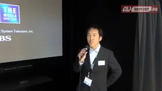 Лазерный 4K ультракороткофокусный видеопроектор SONY на ISR 2014