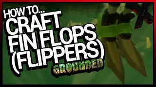 HOW TO CRAFT FIN FLOPS on GROUNDED // Koi Pond Flippers