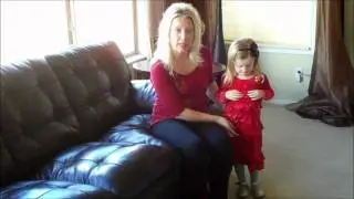 Hartstrings.com: Red Stretch Velvet Dress Webisode