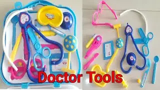 Unboxing doctor tools, Classic Poly Product, Spoon, Scissors, Tray injection,Kit Bag