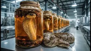 Unbelievable Snake Wine Factory Process: How They Mass Produce This Exotic Traditional Drink