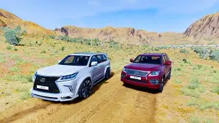 Lexus LX570 rebel in the Sahara Desert I BeamNG drive