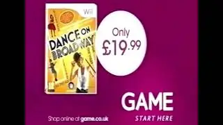 Dance On Broadway Wii Game Store UK Advert