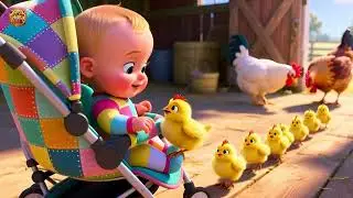 Farmyard Fun with Baby 🐄🚜 Happy Animal Song for Kids | UK Nursery Rhymes