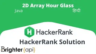 Hackerrank Data Structure Arrays - 2D Array Hour Glass  Solution in Java
