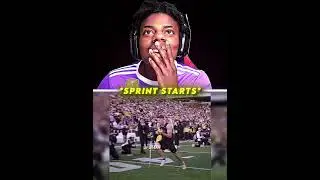 iShowSpeed Reacts to INSANE 40-Yard Dash🤯🔥