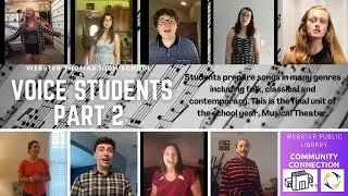 Webster Public Library Community Connection: Webster Thomas High School Voice Students - Part 2