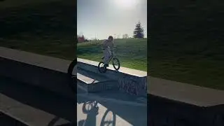 Switch feeble 360 ish for those who don&rsquo;t know #bikelife #bmx