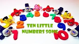 Learn Numbers 1-10 With Sing A Long 10 Little Angry Birds Song For Kids Toddlers Preschoolers