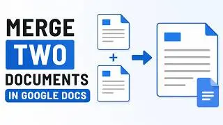 How to Merge Two Documents in Google Docs | Easy Google Drive Trick