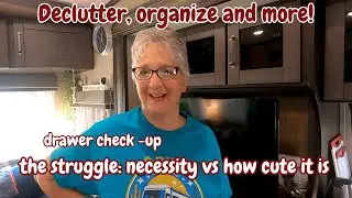 DECLUTTER AND MORE FALL 2025, @LAZYDAYZAHEAD, RV  organization, RV travel, RV living,