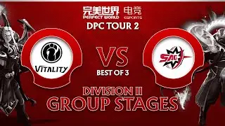 IG.Vitality vs Sparking Arrow Gaming Game 2 (BO3) | DPC China Division 2