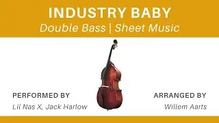 Industry Baby - Lil Nas X, Jack Harlow | Double Bass | Sheet Music