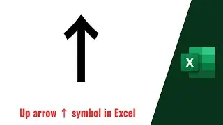 Символ стрелки вверх &uarr; в Word, Excel, PowerPoint и Outlook