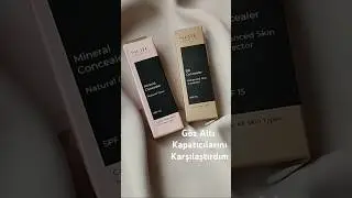 Note 203&03 g&ouml;z altı kapatıcılarını karşılaştırdım #note #concealer #kapatıcı #shorts #keşfet #bakım