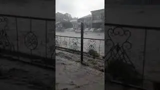 ноокат центр аябай катуу сел болду