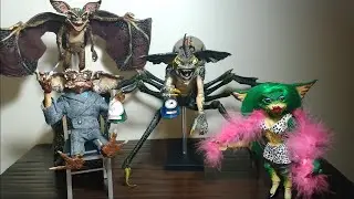 Gremlins 2 Ultimate Figures Deluxe Spider, Bat, Brain, & Greta 