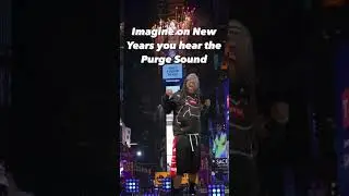 When you hear the PURGE Horn after New Year&rsquo;s Countdown #shorts #comedy #funny #newyear2024