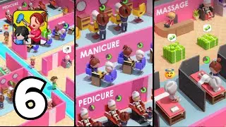 Salon Time - Gameplay Walkthrough Part 6 Stickman Idle Beauty Salon Manager (iOS, Android Gameplay)