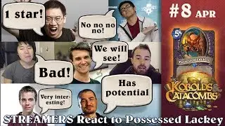 Hearthstone Streamers React to Possessed Lackey Before Nerf
