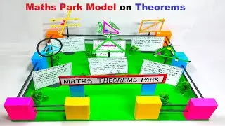 maths park model on theorems - diy - maths tlm | craftpiller - 3d